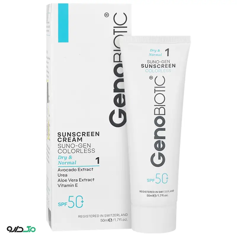 ضد آفتاب پوست خشک سانوژن ژنوبایوتیک SPF50